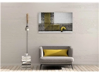 Een Wanddecoratie Rhythm of the City 017 118x70cm Dibond wit koop je bij Meubels and More