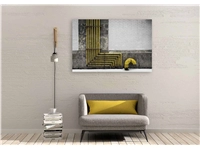 Een Wanddecoratie Rhythm of the City 017 148x98cm Dibond wit koop je bij Meubels and More