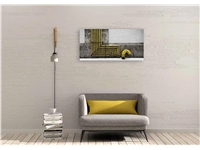 Een Wanddecoratie Rhythm of the City 017 98x48cm Dibond wit koop je bij Meubels and More