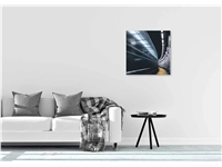 Een Wanddecoratie Rhythm of the City 018 74x74cm Dibond wit koop je bij Meubels and More