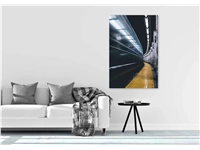 Een Wanddecoratie Rhythm of the City 018 98x148cm Dibond wit koop je bij Meubels and More