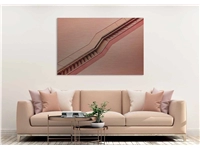 Een Wanddecoratie Rhythm of the City 019 148x98cm RVS koop je bij Meubels and More