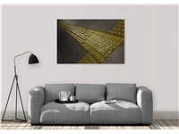 Een Wanddecoratie Rhythm of the City 029 148x98cm RVS koop je bij Meubels and More