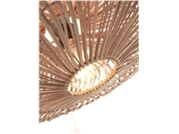 Een Hanglamp Zanzibar L rotan plat dia.55xh.14cm naturel koop je bij Meubels and More