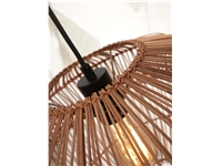 Een Hanglamp Zanzibar rotan rond dia.40xh.30cm naturel koop je bij Meubels and More