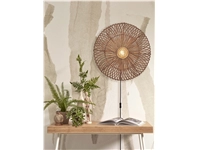 Een Wandlamp Zanzibar L rotan plat dia.55xh.14cm naturel koop je bij Meubels and More