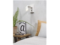 Een Wandlamp ijzer Zurich LED 5W 25000hrs h.14cm incl dimmer wit koop je bij Meubels and More