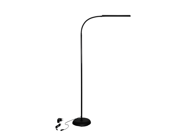 Een Vloerlamp LED pirro dimbaar zwart koop je bij Meubels and More