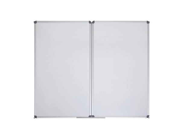 Een Whiteboard meervlakbord standaard 100x120cm grijs koop je bij Meubels and More