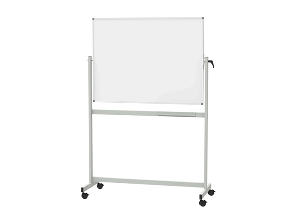 Een Verrijdbaar Whiteboard standaard kantelb. 90x120cm grijs koop je bij Meubels and More