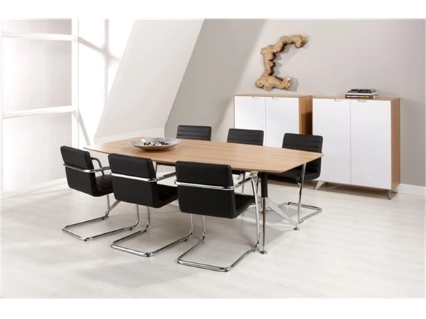 Een Sledestoel Design model 939 wit koop je bij All Office Kuipers BV