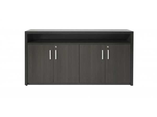 Een Dressoir hout Manage-it 89x168x42cm donker eiken koop je bij Meubels and More