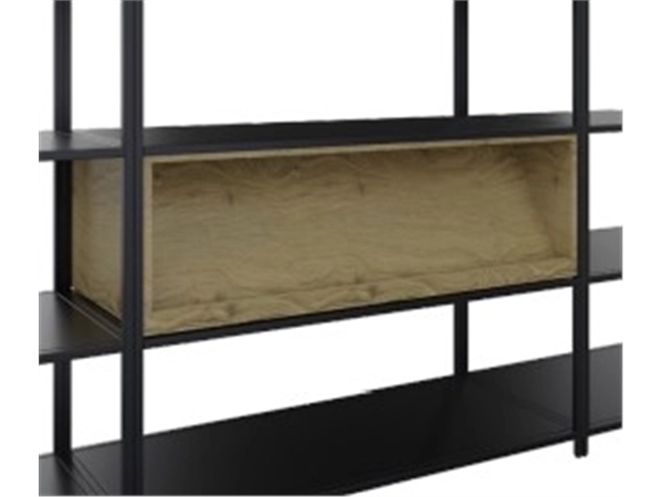 Een Flexwall inbouw tijdschriften element 115x36x43cm indeling 1 plank aan beide zijden koop je bij Meubels and More