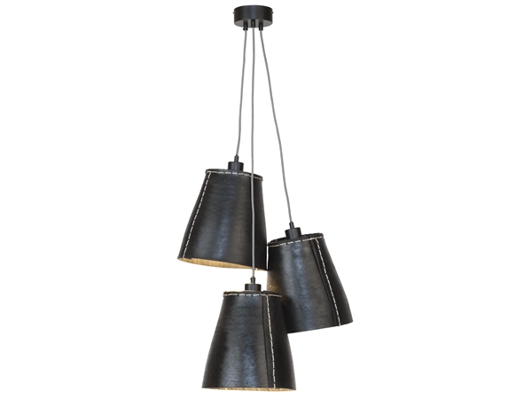 Een Hanglamp Amazon recycled autoband 3-kap h.26xdia.26cm zwart L koop je bij Meubels and More