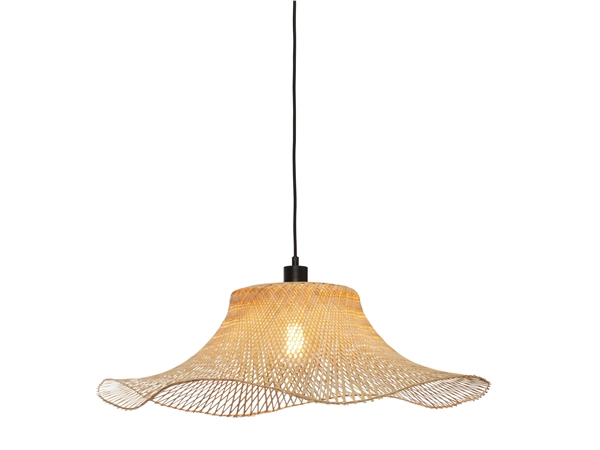 Een Hanglamp Ibiza bamboe wavy dia.65xh.20cm naturel L koop je bij Meubels and More