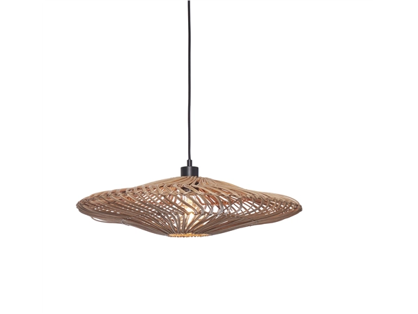 Een Hanglamp Zanzibar L rotan plat dia.55xh.14cm naturel koop je bij Meubels and More