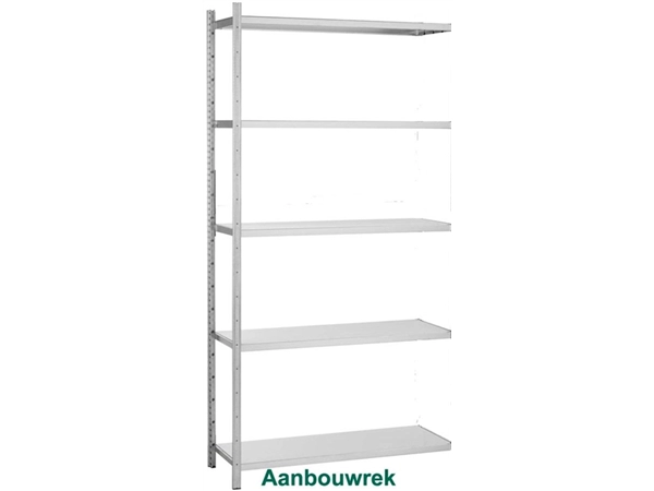 Een Magazijnstelling gegalvaniseerd aanbouwrek 220x100x40 koop je bij Meubels and More