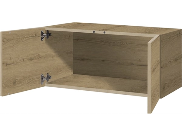 Een Flexwall inbouw opbergelement eiken YT-09A 76x36x40cm met 1-vak met 2x draaideur koop je bij Meubels and More