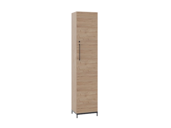 Een Flexwall kast 5 OH eiken YT-09A op metalen 4-poots sokkel 40x204x43cm met 1x draaideur koop je bij Meubels and More