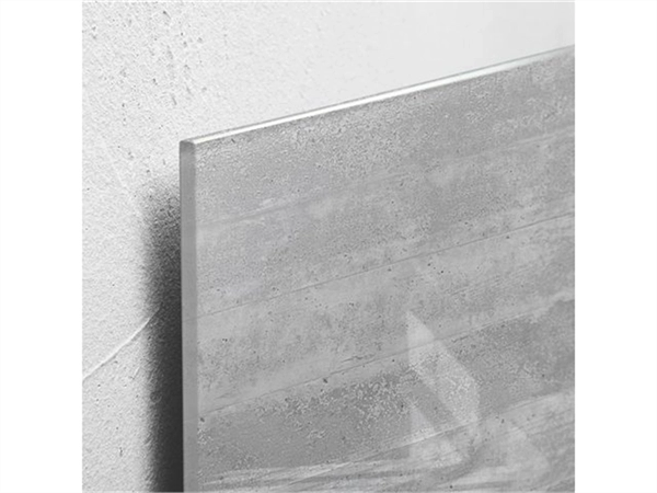 Glas-magneetbord Artverum 480x480x15mm betondesign