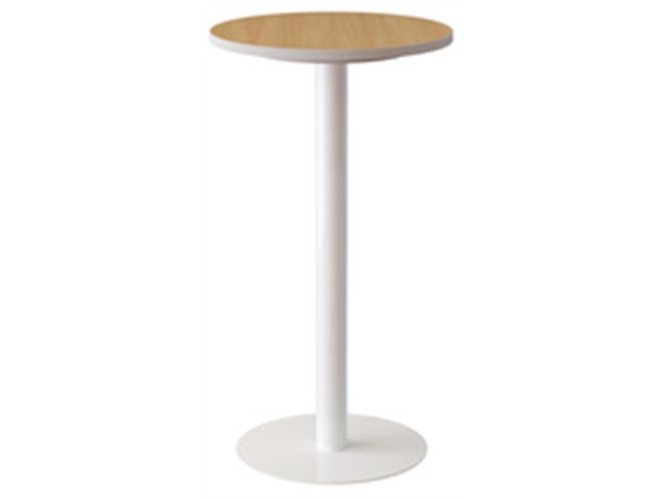 Een Statafel easydesk rond 60cm beuken-wit koop je bij Meubels and More