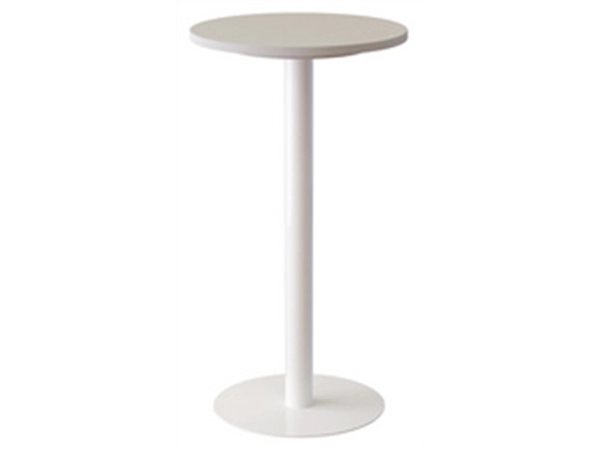 Een Statafel easydesk rond 60cm wit-wit koop je bij Meubels and More