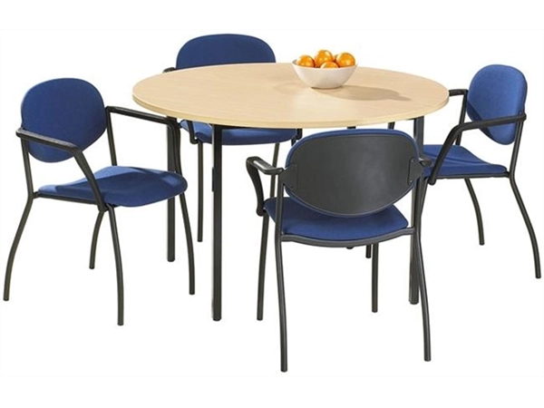 Een Tafel 4-poot rond 120 cm koop je bij Meubels and More