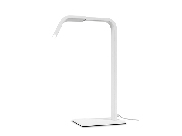 Een Tafellamp ijzer Zurich LED 5W 25000hrs h.48cm incl dimmer wit koop je bij Meubels and More