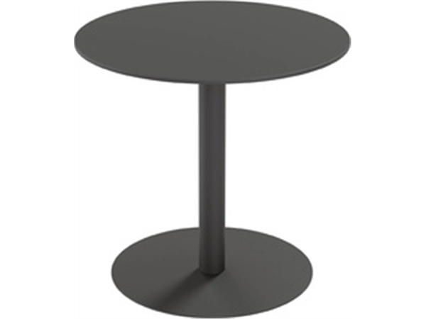 Een Tuintafel cross rond 60cm zwart koop je bij Meubels and More