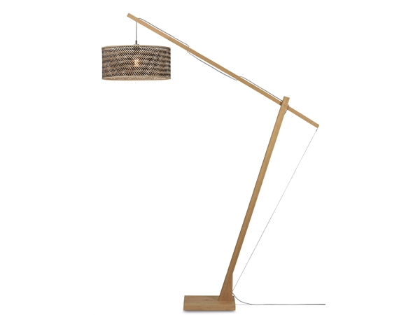 Een Vloerlamp Java XL bamboe nat h.207cm kap dia. 50xh.22cm zw. nat. koop je bij Meubels and More