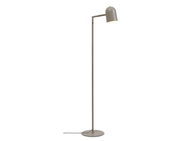 Een Vloerlamp ijzer Marseille h.141cm kap rond h.17xdia.12cm zand koop je bij Meubels and More