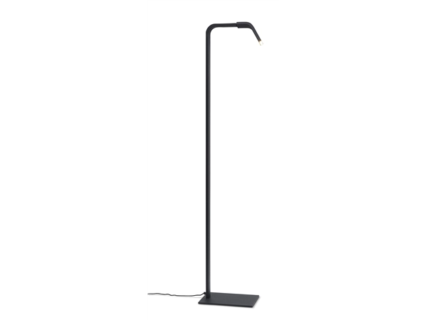 Een Vloerlamp ijzer Zurich LED 5W 25000hrs h.142cm incl dimmer zwart koop je bij Meubels and More