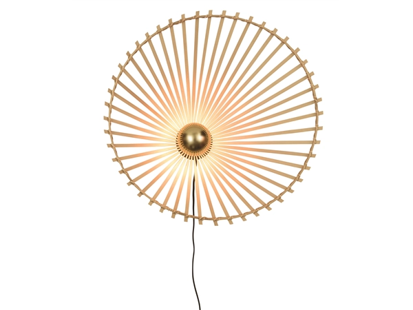 Een Wandlamp Bromo bamboe asymm dia.60x13cm naturel L koop je bij Meubels and More