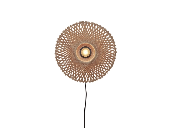 Een Wandlamp Kalimantan XS bamboe dia.30x8cm naturel koop je bij Meubels and More