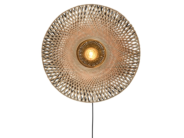 Een Wandlamp Kalimantan bamboe plat dia.87xh.20cm L koop je bij Meubels and More