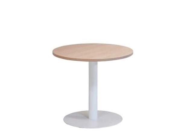 Een Kolom tafel rond blad ronde voet 50 cm vaste hoogte 75 cm koop je bij Meubels and More