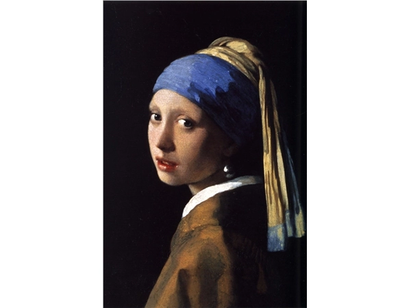 Een Wanddecoratie Girl with a Pearl Earring by Johannes Vermeer 98x148cm Dibond wit koop je bij Meubels and More