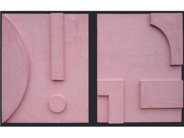 Een Wanddecoratie Optimism in Pink Beton Ciree 80x100cm Object koop je bij Meubels and More