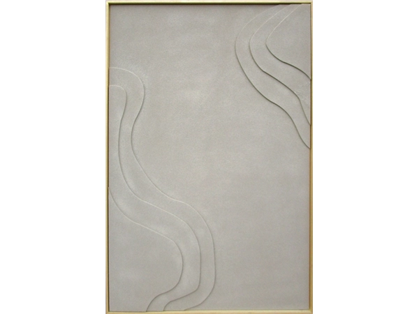 Een Wanddecoratie Rice Fields From Above II in Shadow White 98x148cm Relief koop je bij Meubels and More