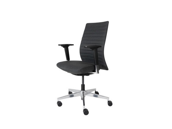 Een Bureaustoel Stripe Charcoal koop je bij Meubels and More