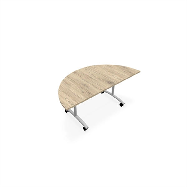 Een Klaptafel op wielen Pure halfrond 165x82.5cm koop je bij BeteS