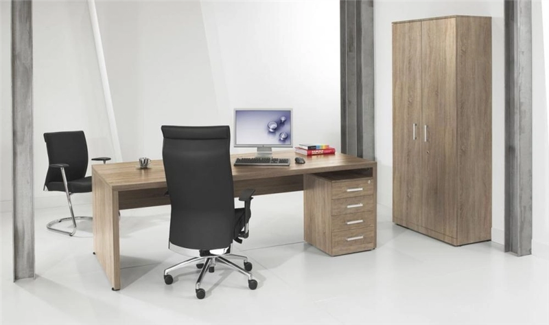 Een Bureau Manage-it 210x90cm Robson eiken koop je bij Meubels and More