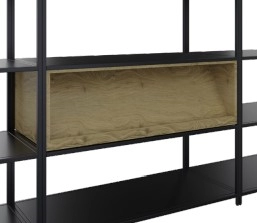 Een Flexwall inbouw tijdschriften element 115x36x43cm indeling 1 plank aan beide zijden koop je bij Meubels and More