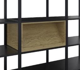 Een Flexwall inbouw tijdschriften element 76x36x40cm indeling 1 plank aan beide zijden koop je bij Meubels and More