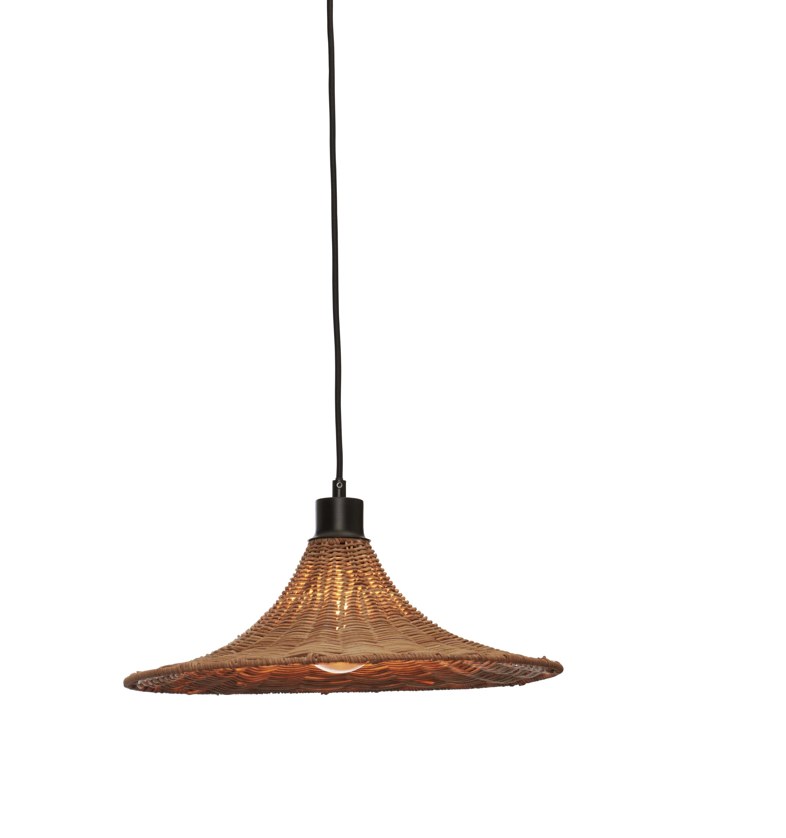 Een Hanglamp Borabora rotan dia.40xh.12cm S naturel koop je bij Meubels and More