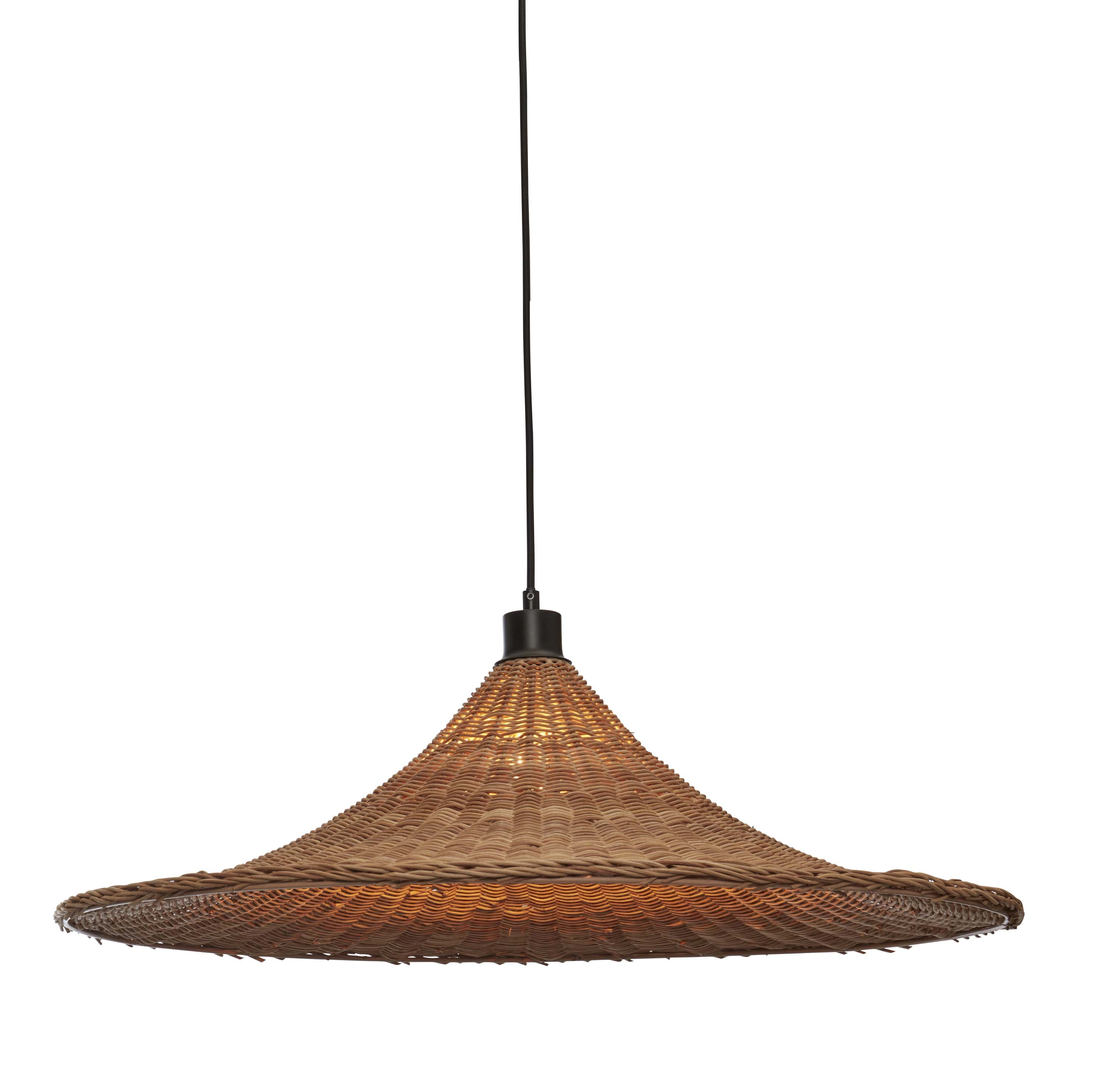 Een Hanglamp Borabora rotan dia.70xh.20cm L naturel koop je bij Meubels and More