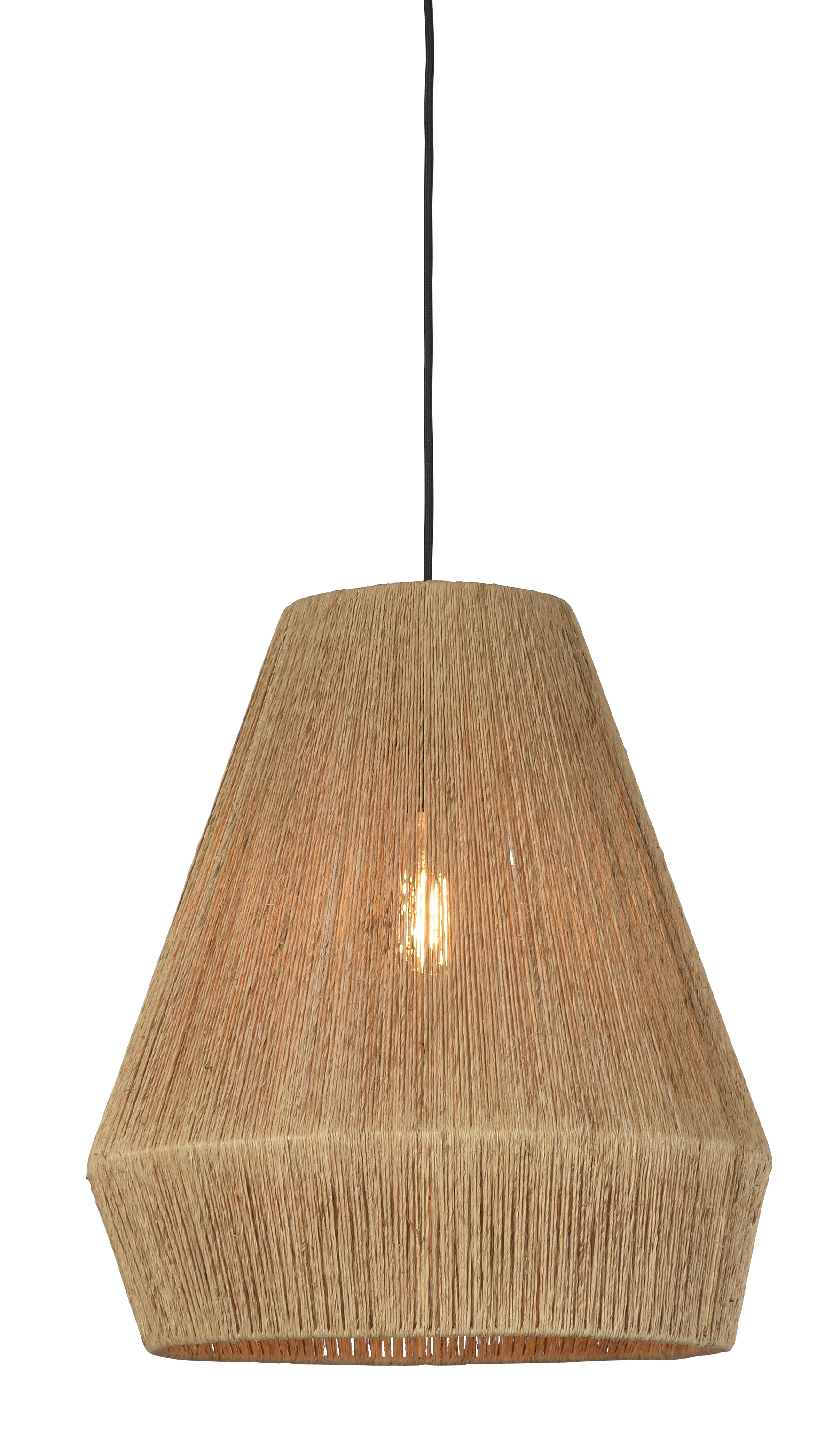 Een Hanglamp Iguazu jute dia.40xh.47cm naturel S koop je bij Meubels and More