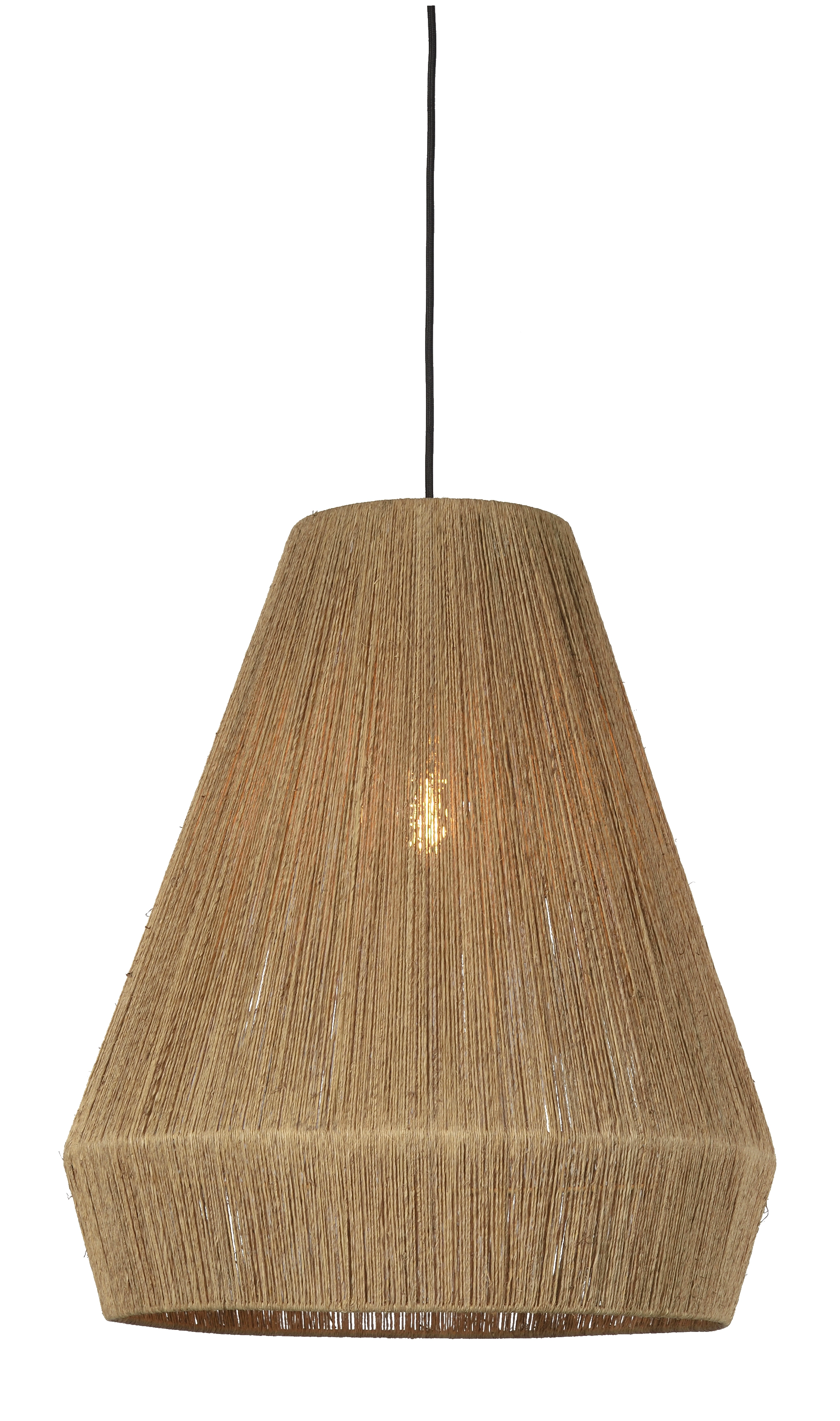 Een Hanglamp Iguazu jute dia.50xh.60cm naturel L koop je bij Meubels and More