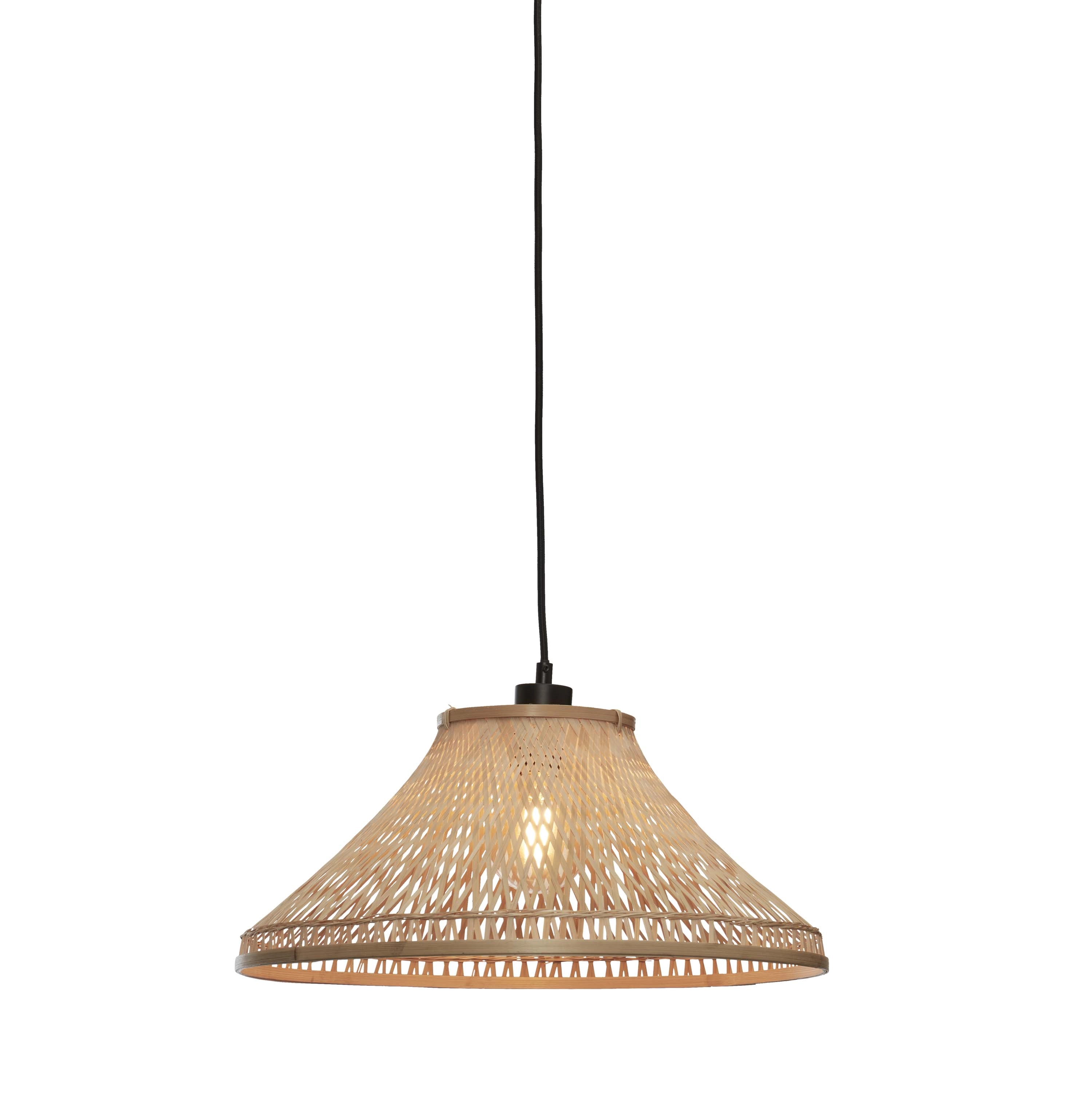 Een Hanglamp Tahiti bamboe dia. 45xh.20cm naturel koop je bij Meubels and More