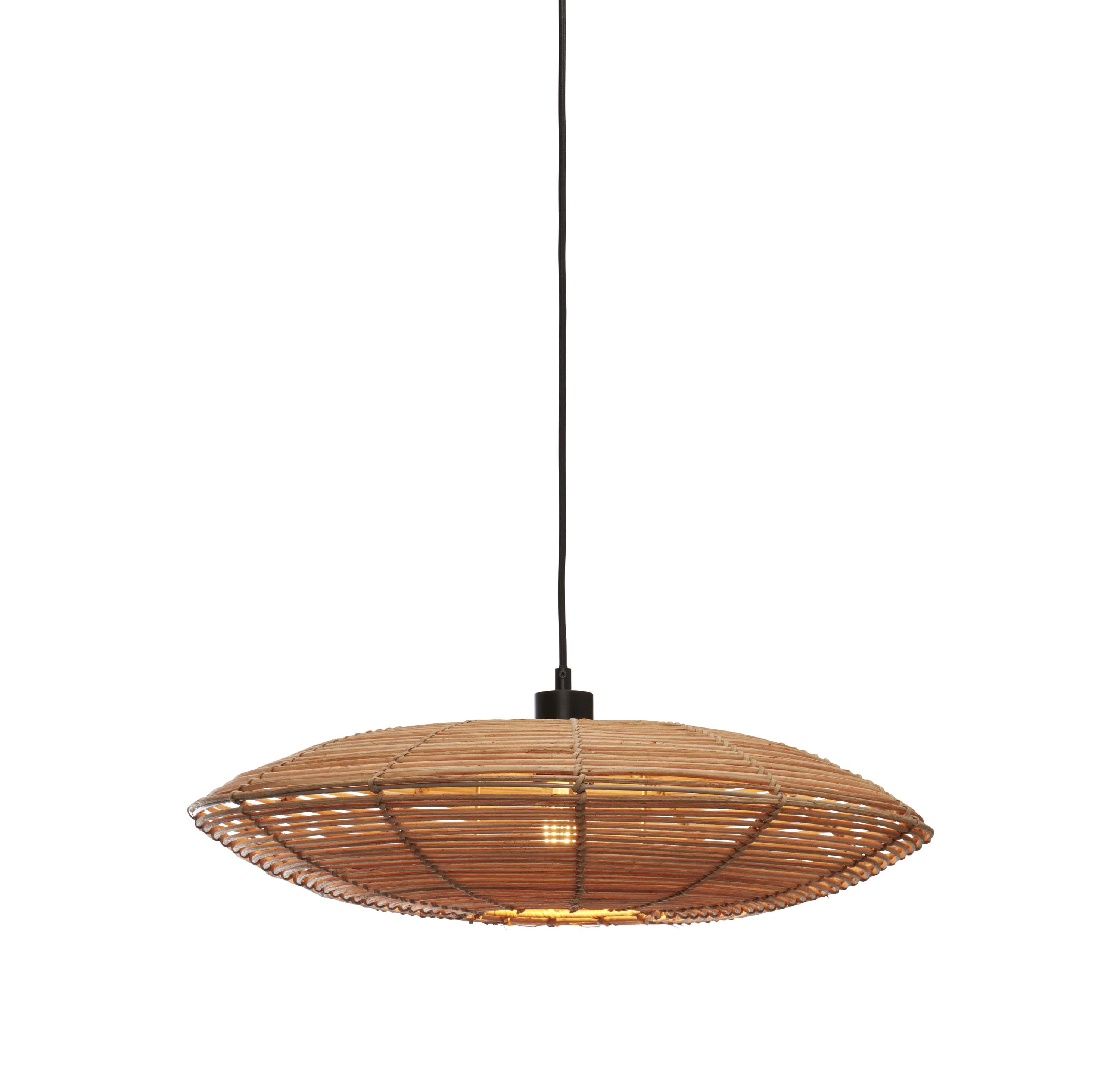 Een Hanglamp Tanami L rotan schijf dia.55xh.14cm naturel koop je bij Meubels and More